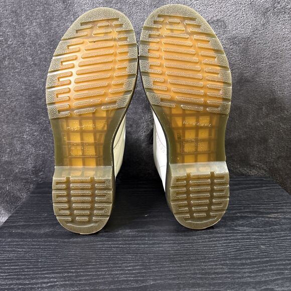 Dr. Martín Luana White Leather Boot Sz 10 - Picture 8 of 16